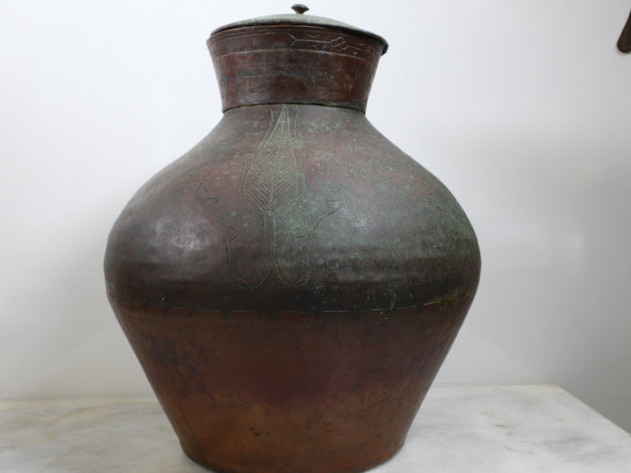 Handcrafted Copper Urn