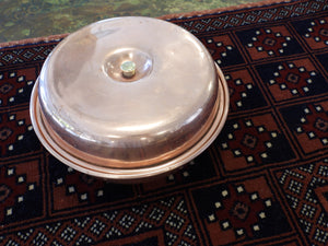Handmade Round Covered Dish