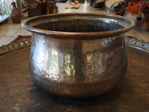 Hand Hammered Copper Pot