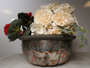 Old Handcrafted Copper Bowl