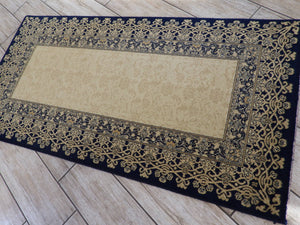 Turkish Beige Color Machinemade Rug 80x160 Cm