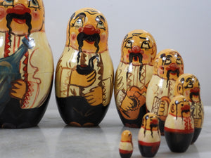 10 Pieces Matryoshka doll of Ukranian Man