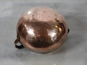 Old  Handmade Copper Pot with copper handles