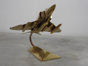 Solid Brass McDonnell Douglas F-4 Phantom Desk Model