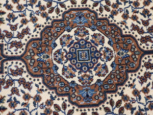 Turkish Medallion Design Wool Area Rug 80x160 Cm