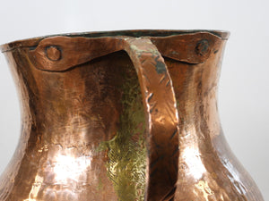 Old Hand Hammered Copper Pot