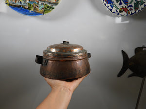 Old Small Copper Cooking Pot
