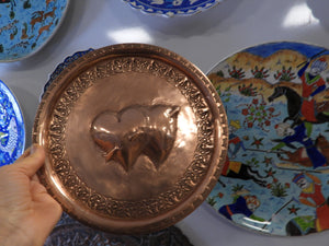 The Best Valentine's Day Gift: Heart Embossed Copper Plate