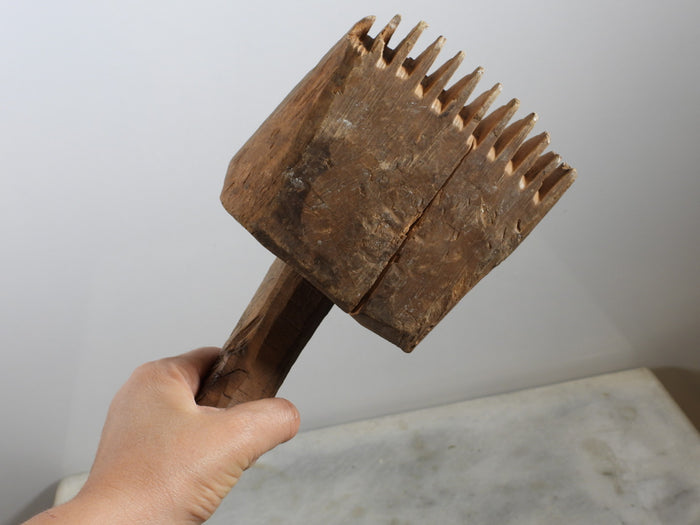Handcrafted Rustic Wooden (Kirkit) Weaving Beater