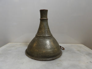 Old Handcrafted Copper Funnel