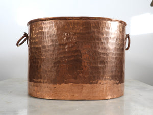 Hand Hammerd Oval Copper wine Cooler/ İce Bucket