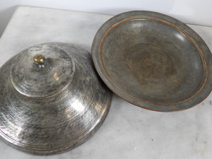 Old Copper Plate with Cover
