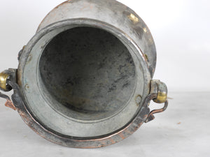 Old copper bucket