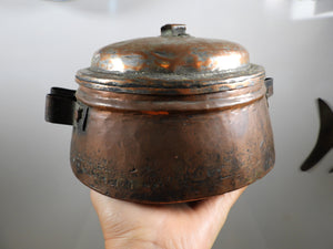 Old Small Copper Cooking Pot