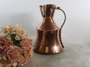 Hand Hammered Copper Pitcher/ Ewer