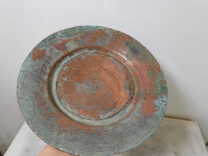 Old Handmade Copper Plate