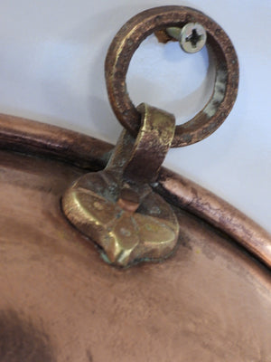 Hand Hammered Round Copper Bowl