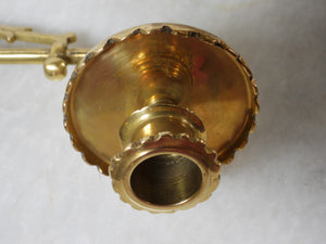 Brass Piano Candlesticl/ Wall Scone