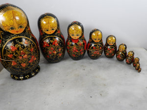 10 Pieces Russian Matryoshka Doll