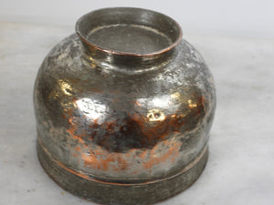 Old copper bowl