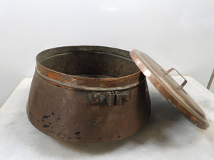 Old Copper Cooking Pot