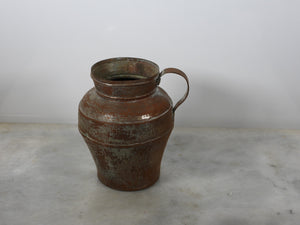 Old Handmade Copper Jug