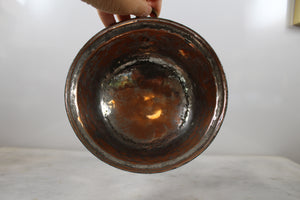 Old Copper Mixing Bowl
