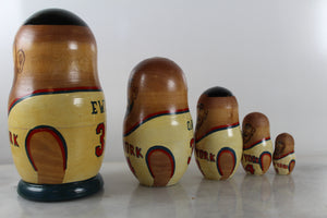 5 pieces NBA Matryoshka Dolls