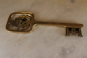Brass decorative key - Ali's Copper Shop