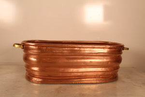 Oval Copper Planter
