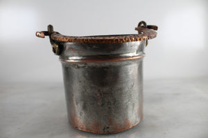 Small Old Copper Bucket