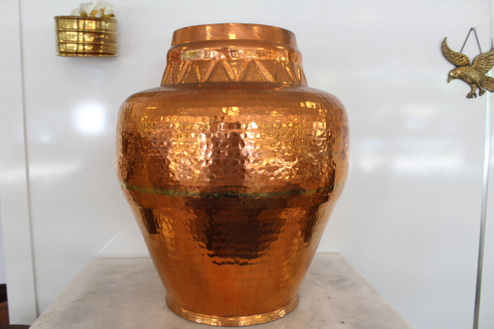 Huge Handmade Copper Pot