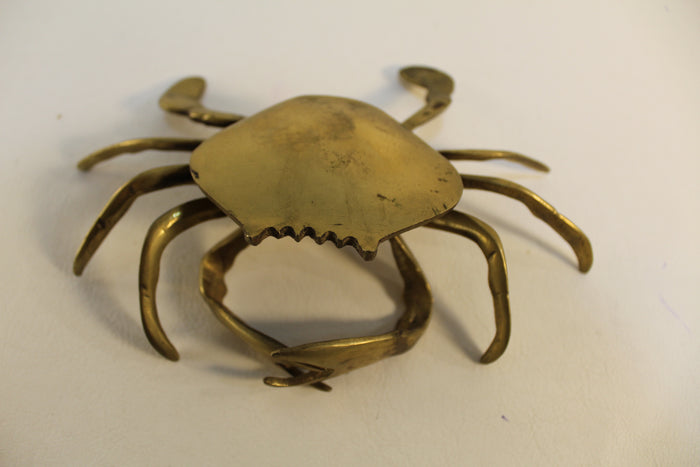 Brass  Crab Ashtray