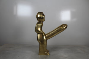 Solid Brass Fertility God Statuette