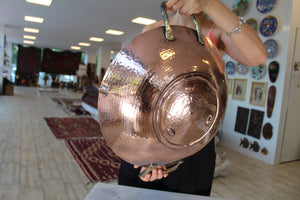 Very Heavy Copper Wok Pan