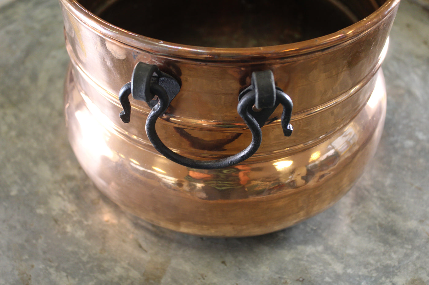 brushed copper plant pot Stylish Copper Plant Pot