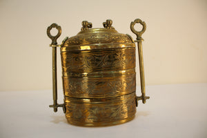 Brass Oval Lunch Box - Ali's Copper Shop