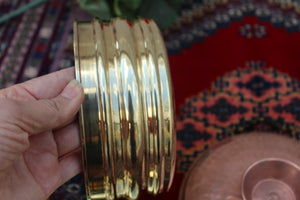 Lot Of 2 Copper and Brass Trinket Box