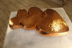 Heart Shaped Copper Dishes