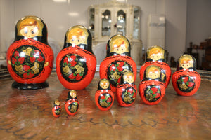 10 Pieces Russian Matryoshka Doll