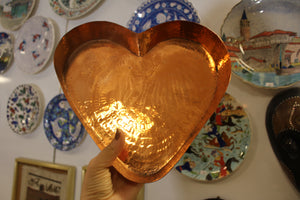 Heart Shaped Copper Dishes