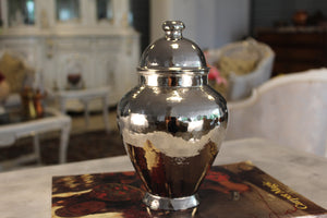 Nickel Plated Copper Urn