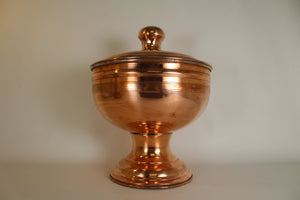 Copper Punch Bowl  With Cover