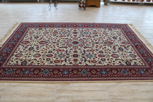 Turkish Hereke Rug with Country flowers design - Ali's Copper Shop
