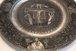 Large  Religious Copper Plate - Ali's Copper Shop