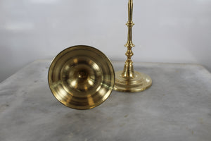 Set of two Brass Candleholders