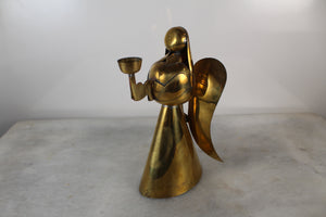 Handmade Brass Angel Candleholder