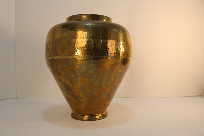 Hand Hammered Brass Vase