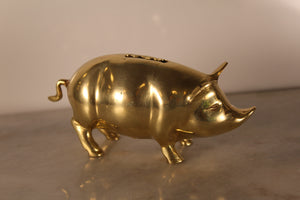 Brass Piggy Bank