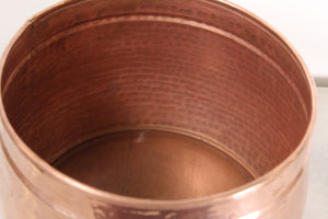 Oval Hand Hammered Copper Planter